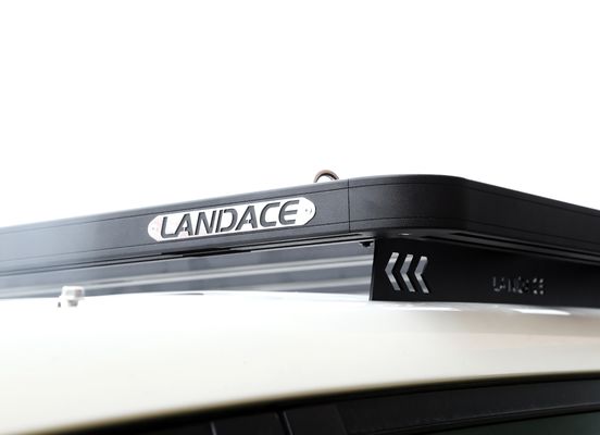 1500*1380*44mm Pezas para vehículos de color negro Plataforma de bastidores de techo de aluminio Bastidores de techo de automóviles para Toyota LC200 corto