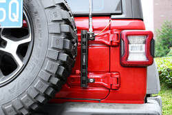 2016-2018 JEEP Aluminio negro soporte de asta de bandera para piezas y accesorios de automóviles
