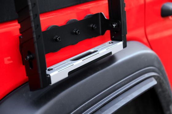 Jeep Wrangler JL JK Tank 300 Acero inoxidable Roof Rack Montaje Escalera lateral Montaje en el techo