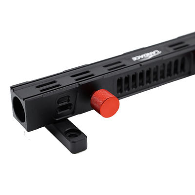 2018-2022 Jeep Wrangler JL Negro Rojo Telescópico sin enredos Sistema de palo de bandera de aluminio
