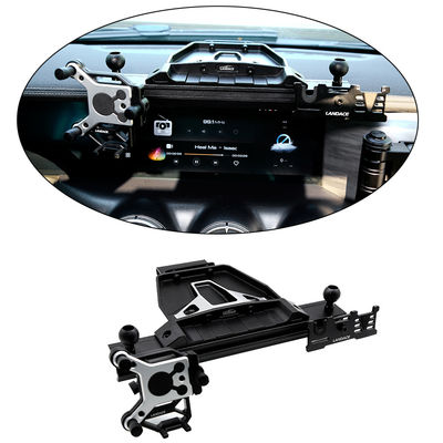 JEEP Wrangler JL Consola central de aleación de aluminio soporte de teléfono móvil para tanque 300