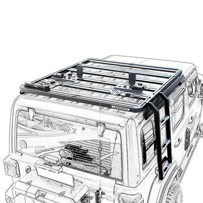 Reposadores de escaleras mecánicas negras para automóviles para WranglerJK WranglerJL JEEP de rendimiento mejorado