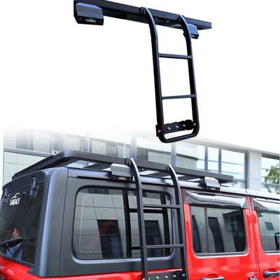 Estilo de diseño deportivo para Wrangler Unlimited JL Black Side Ladder para 2018-2023 JL JK