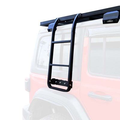 Estilo de diseño deportivo para Wrangler Unlimited JL Black Side Ladder para 2018-2023 JL JK