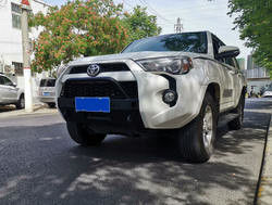 Kit de amortiguador negro frontal personalizado para Toyota 4runner con porta neumáticos y soporte de jerrycan