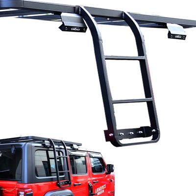 2018-2023 Wrangler JL JK Parte trasera JEEP JL Escalera lateral negra para decoración de protección