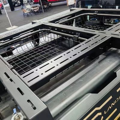 Fácil de instalar Revestimiento en polvo de acero negro resistente a la oxidación Tonneau compatible con el bastidor de cama JEEP