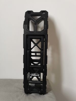 Escalera de puerta lateral de aleación de aluminio internacional negra para Jeep Wrangler High- Negro
