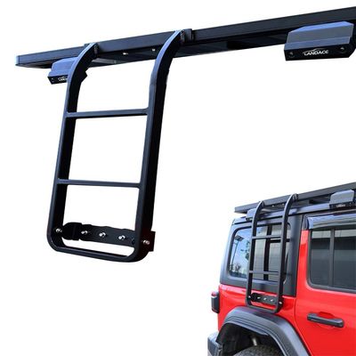 JEEP Wrangler JL JK Roof Rack Escalera trasera de automóvil en estilo mecánico para vehículos 4X4