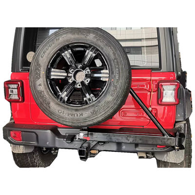 Cargador de neumáticos de repuesto de montaje de enganche de acero negro para Toyota Bike Carrier Modificación