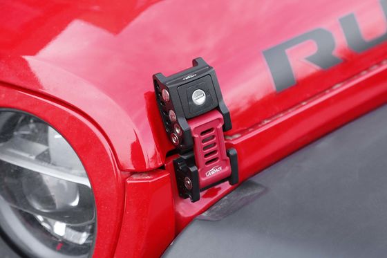 Kit de capuchón de bloqueo negro de aleación de aluminio para WranglerJL SUV de personalización exterior