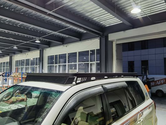 Toyota LC200 LAND CRUISER Rack de techo con recubrimiento en polvo y aleación de aluminio alto