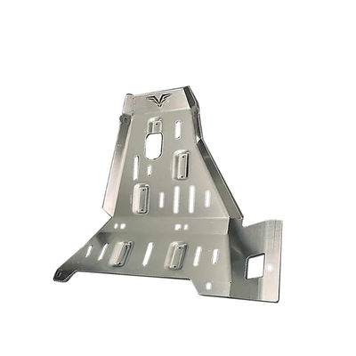 Placa de deslizamiento de aluminio negro para protección del tren de tren de WranglerJL