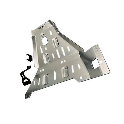Placa de deslizamiento de aluminio negro para protección del tren de tren de WranglerJL