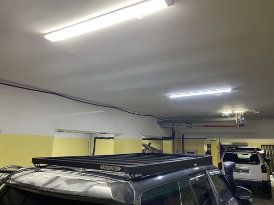 Techo montaje de aleación de aluminio negro para 4Runner Mejorar su vehículo de aventura