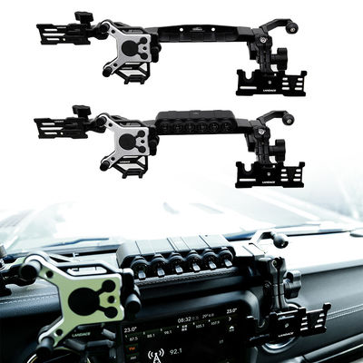 2018-4x4 Accesorios para vehículos Consola central de aleación de aluminio soporte de teléfono móvil para Jeep