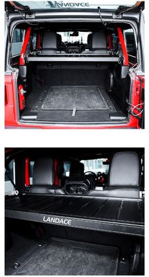 Peso neto 15,7 kg Carro interior de transporte de carga de metal sólido para el Jeep Wrangler JL 4x4