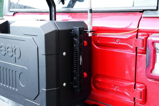 Wrangler JL Off Road Jeep Aluminio puerta trasera de la caja de almacenamiento exterior tamaño 700x450x317mm