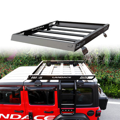 Transporte de equipaje de techo fuera de carretera para 18-23 Wrangler Rubicon Jeep Material de aleación de aluminio