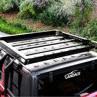Transporte de equipaje de techo fuera de carretera para 18-23 Wrangler Rubicon Jeep Material de aleación de aluminio