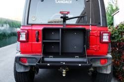 Caja de almacenamiento exterior de la puerta trasera de Qingdao Landace personalizada para Wrangler JL JK Tank 300 BJ40