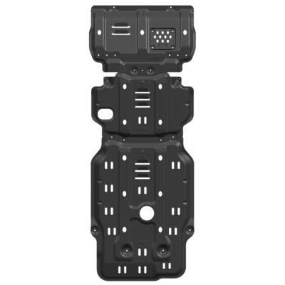 Toyota Tundra 5.0mm Chasis de protección del motor de cubierta de barro de la placa de patinaje en pintura negra