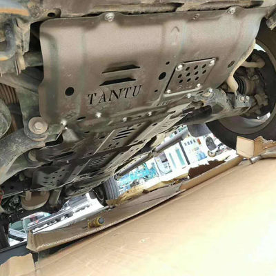 Toyota Tundra 5.0mm Chasis de protección del motor de cubierta de barro de la placa de patinaje en pintura negra