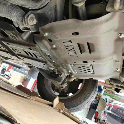 Toyota Tundra 5.0mm Chasis de protección del motor de cubierta de barro de la placa de patinaje en pintura negra