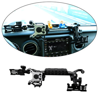 4x4 Accesorios para vehículos Consola central de aleación de aluminio soporte de teléfono móvil para Jeep