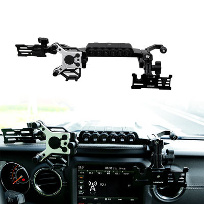 4x4 Accesorios para vehículos Consola central de aleación de aluminio soporte de teléfono móvil para Jeep
