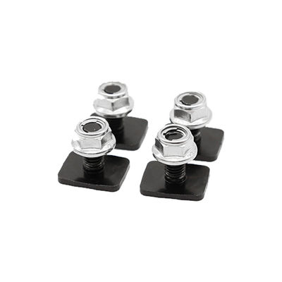 Plataforma de bastidor de techo de perno de acero inoxidable con anillo de elevación giratorio y lavadora de tornillos