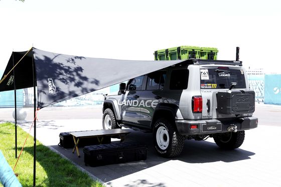 2000*5000*300 mm Tienda de techo de poliéster impermeable con concha para vehículo de acampada al aire libre