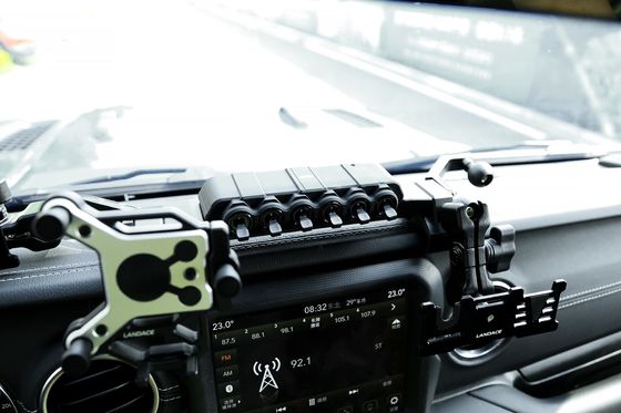 Finitura de anodizado duro Portador de teléfono móvil para Jeep