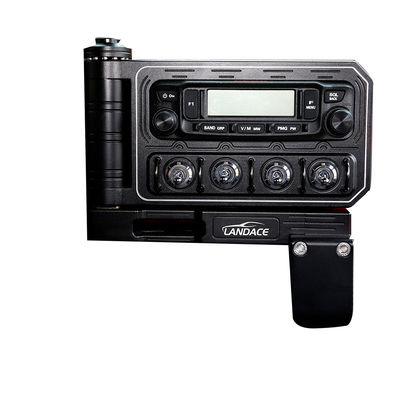 Panel de la plataforma de soporte de radio de la consola central de Wrangler con superficie anodizada dura