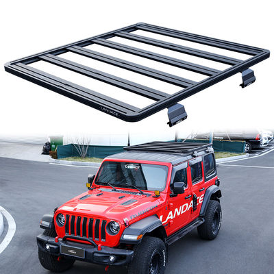 SUS304 Montaje de techo de aleación de aluminio Universal Wrangler Jk 4X4 Estantes de techo de automóviles para Jeep