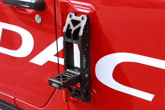 Pedales de pie de paso de puerta de aleación de aluminio con bisagra para Jeep Wrangler JL Gladiator Versátil
