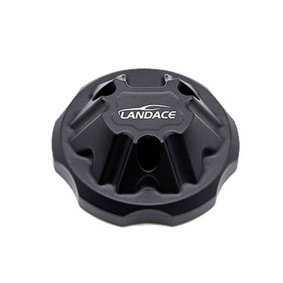 74*74*30mm Capa de base de antena de aleación de aluminio negro primaria para Jeep Wrangler JL JK