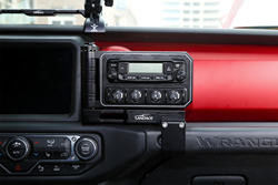 Panel de interruptores de Jeep Wrangler con soporte de aleación de aluminio y montaje de ángulo ajustable