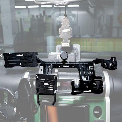 Soporte de consola central de aleación de aluminio para soporte de teléfono de automóvil multifunción sin cargador