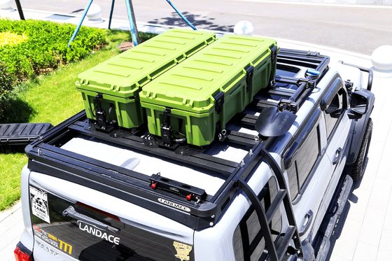 Sistemas de extensión de bastidores de techo de automóviles, escaleras laterales, porta radio de vehículos con recubrimiento en polvo