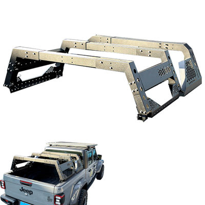 Sistema de estante de cama aceptado por OEM para camas de camiones de tamaño medio Superficie de recubrimiento de polvo negro