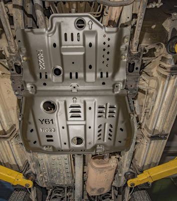 Placa de deslizamiento de aleación de magnesio y aluminio para Nissan Patrol GR V Pickup Y61