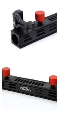 323X78X86mm Portón de cola anodizado duro soporte de asta de bandera para Jeep Wrangler multifunción