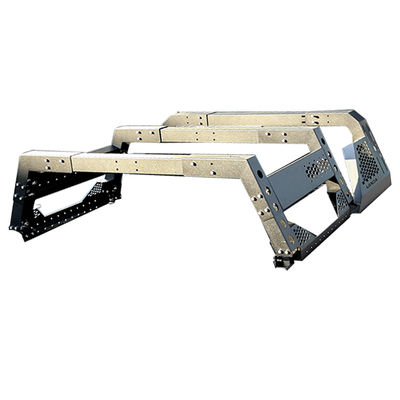Servicio OEM Aceptado Revestimiento en polvo negro Compatible con rieles de senderos sin perforación Sistema de bastidor de carga Barra de rodillo de recogida de camiones bastidor de cama