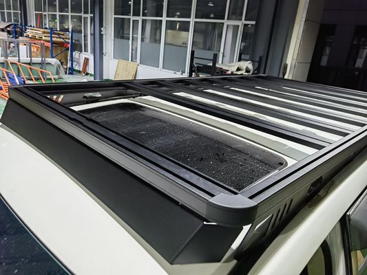 Estantes de techo de automóvil planos de aleación de aluminio para TOYOTA LAND CRUISER LC200 de rendimiento mejorado