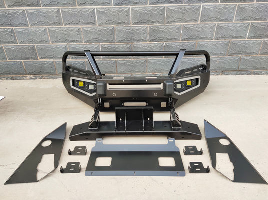 Kit de carrocería de auto de espesor personalizado para Mitsubishi Triton acero delanteros y traseros parachoques