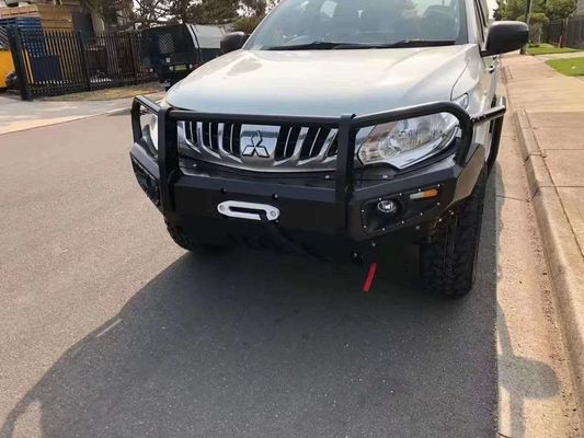 Kit de carrocería de auto de espesor personalizado para Mitsubishi Triton acero delanteros y traseros parachoques