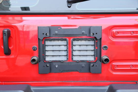 Accesorios todoterreno Caja de aluminio equipaje Caja trasera de herramientas para Jeep Wrangler JL Almacenamiento