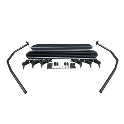 Ford Ranger Black Winch Bull Bar Parachoques delanteros con porta neumáticos para el portador de jerrycan parachoques traseros