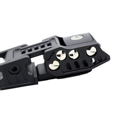Kit de cerraduras ligero con capucha roja para Jeep Wrangler JK JL NW 0.35KG